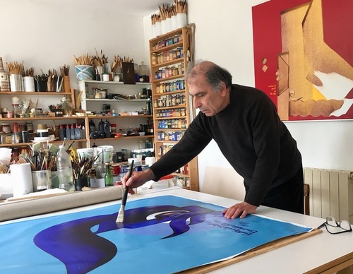 Galeria de caligrafia islâmica de Hassan Massoudy - Iraque