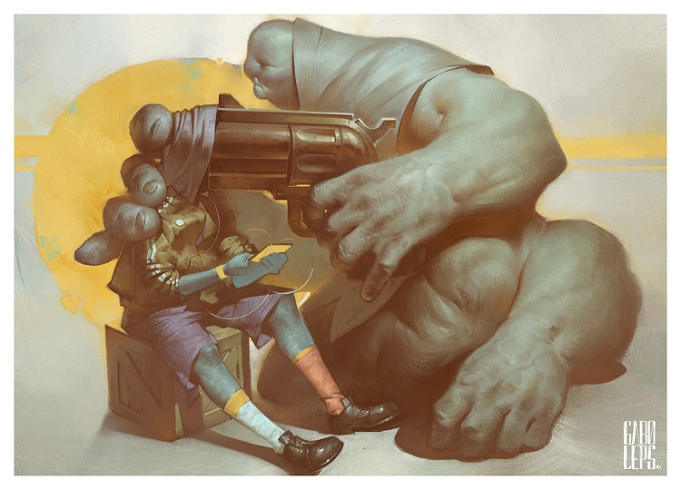 Gallery Of Oil Painting By Gaboleps - Argentina