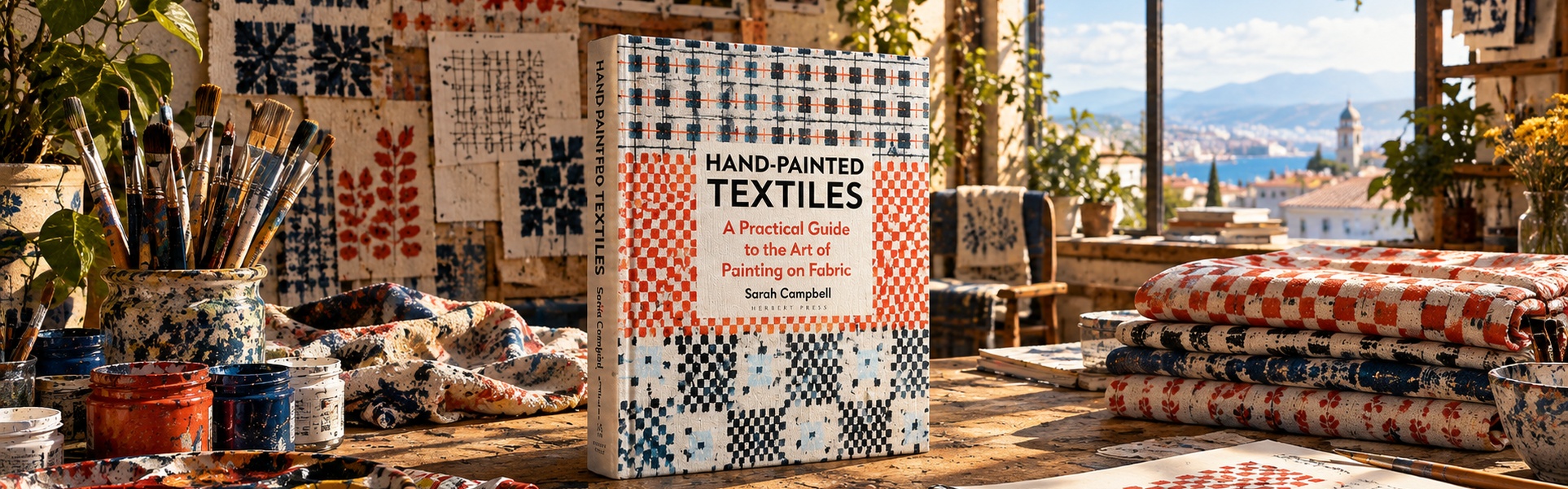 Hand-painted Textiles: A Practical Guide to the Art of Painting on Fabric by Sarah Campbell