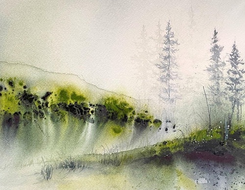 Gallery of Watercolor painting by Karlyn Shahnazarian-Canada