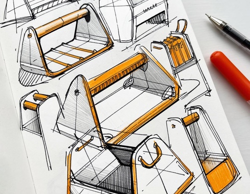 Gallery Of Design Sketching By Marius Kindler - Germany