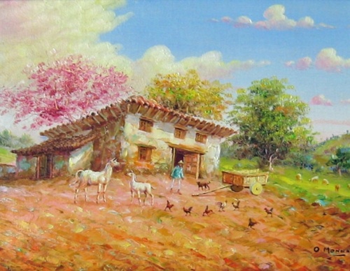Gallery Of Painting By Oswaldo Moncayo-Ecuador