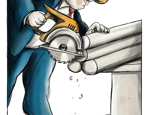 cartoon section