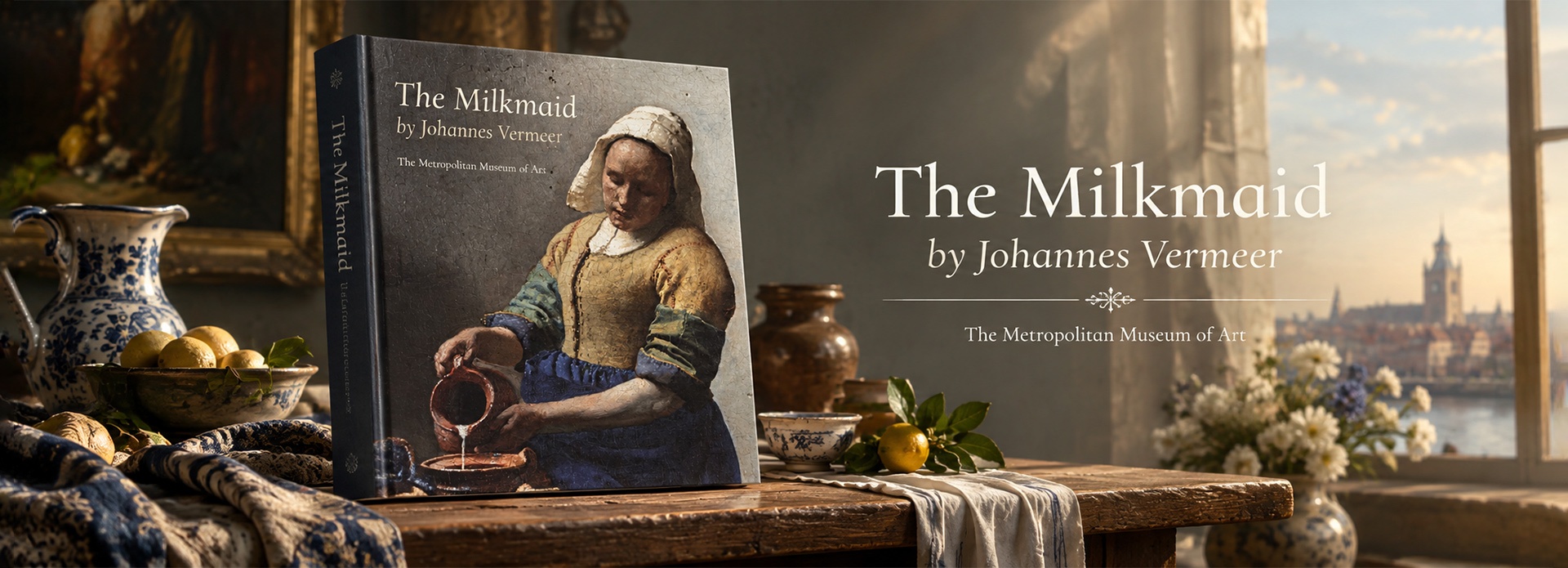 The Milkmaid by Johannes Vermeer
