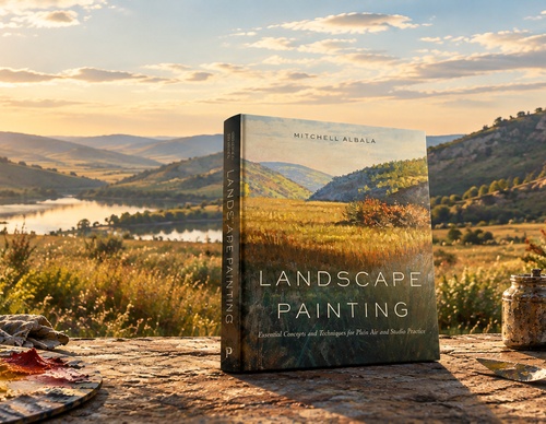 Pintura de Paisagem: Conceitos e Técnicas Essenciais para a Prática ao Ar Livre e em Estúdio, de Mitchell Albala