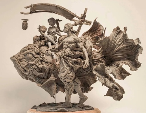 Gallery Of Sculpture By Yuanxing Liang - China