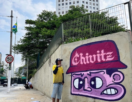 Galería de arte callejero de Chivitz - Brasil