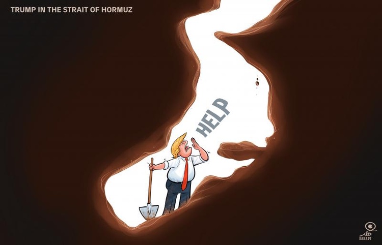 Trump en el estrecho de Ormuz…