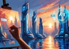 Works of the Future: Art and AI as Co-Creators
