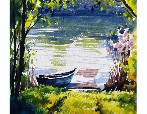 Gallery Of WaterColor Painting By Sofia Wu Mei - China