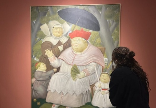 Um Papa de Botero