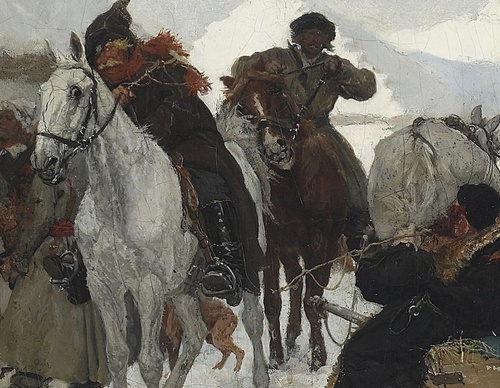 Galeria de obras de arte no Museu Nacional de Varsóvia