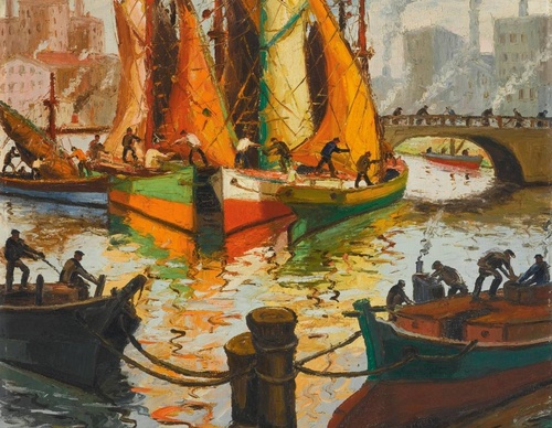 Galeria de pinturas de Benito Quinquela Martín Argentina