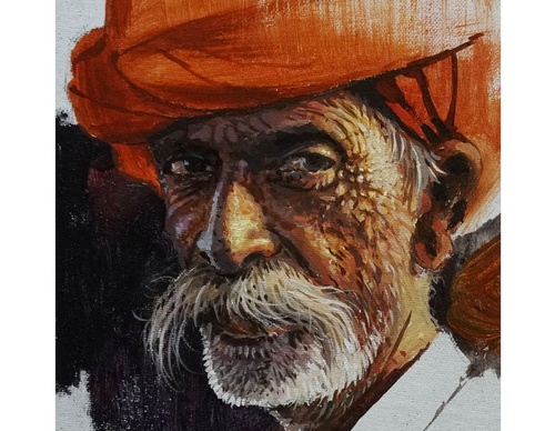 Gallery Of Watercolor Painting By Sikander Singh - India