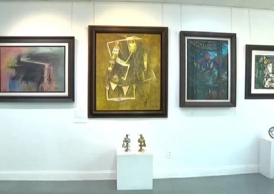 Exposição de artistas latino-americanos em Miami