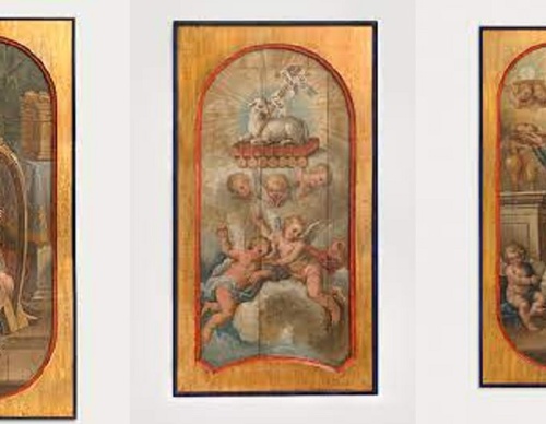 Cinco pinturas del siglo XVIII de José Joaquim da Rocha en Río de Janeiro