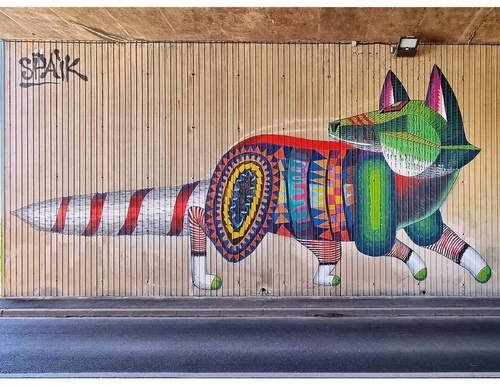 Galería de arte callejero de Spaik - México