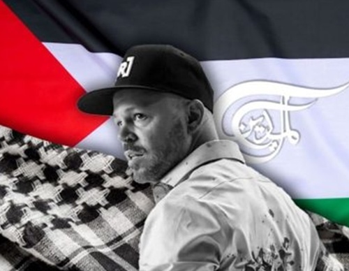 Resident raises his voice for Palestine