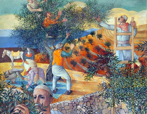 Gallery Of Painting By Sliman Mansour - Palestine