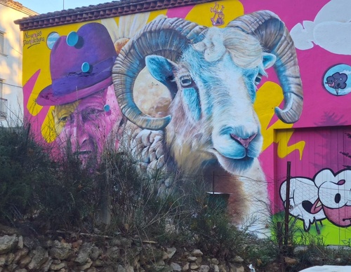Galería de arte callejero de Nauni - España