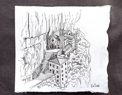 Galeria de pinturas em aquarela de Kalliopi C - Escócia