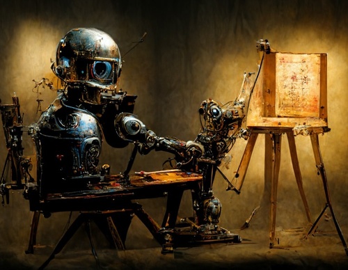 Critique of Artistic Works Created by Artificial Intelligence