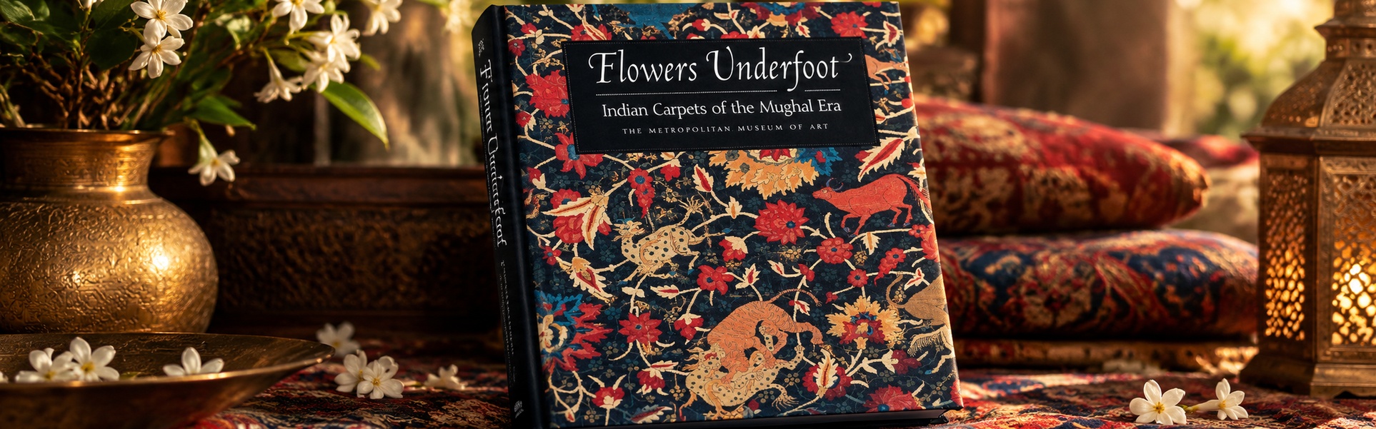 Flores bajo los pies: Alfombras indias de la era mogol