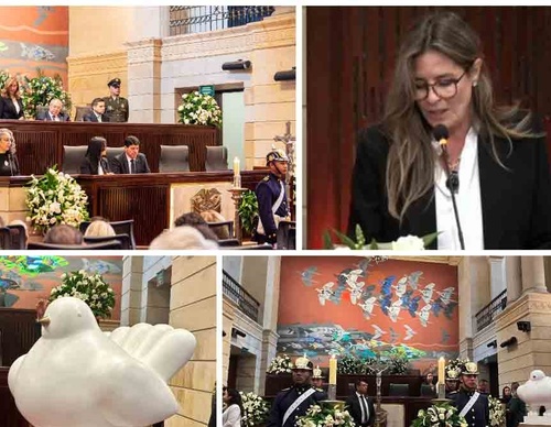 Congreso de Colombia rindió homenaje a Fernando Botero