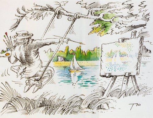 sergey tunin nr 1684 pointillismus parodie