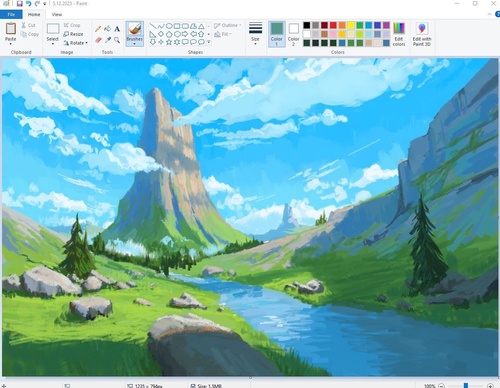 Gallery Of Drawing With Windows Paint By Christian Young - USA_1
