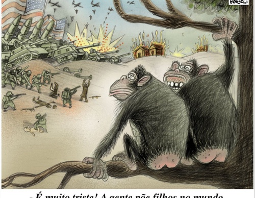 Galería de caricaturas de Arnaldo Angeli Filho-Brasil