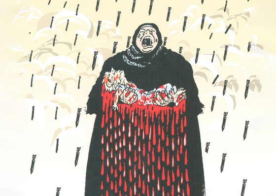 Análisis exhaustivo de la caricatura: El grito silencioso de una madre en Gaza