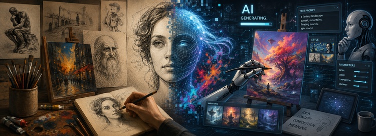 Inteligência artificial e criação de imagens artísticas: de uma nova ferramenta a um grande desafio para a arte  A inteligênc