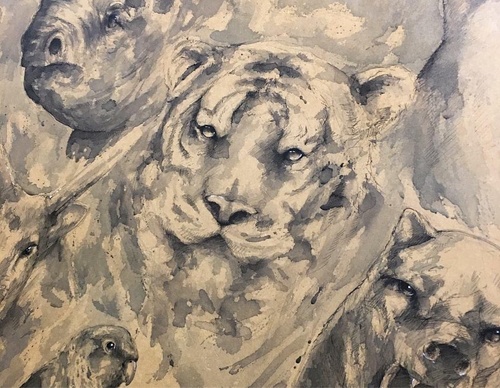 Gallery Of WaterColor Painting By Xavier Palau Blacio - Argentina