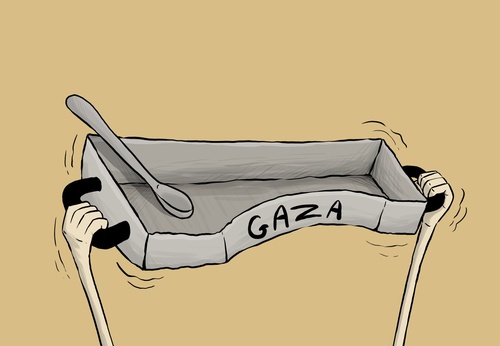Galería de caricaturas políticas de Kamal Sharaf – Yemen