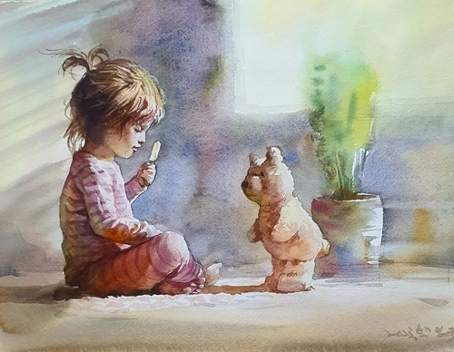 Gallery Of Watercolor Painting By Park Imgyu - South Korea