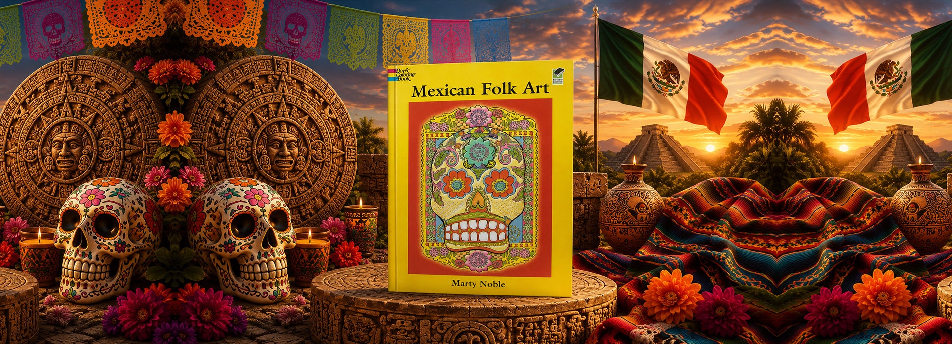 Mexican Folk Art | Coloring Book