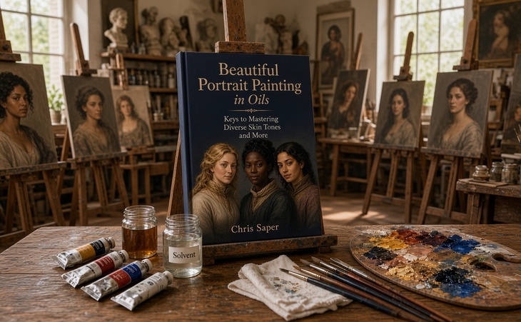 Beautiful Portrait Painting in Oils: Keys to Mastering Diverse Skin Tones and More by Chris Saper
