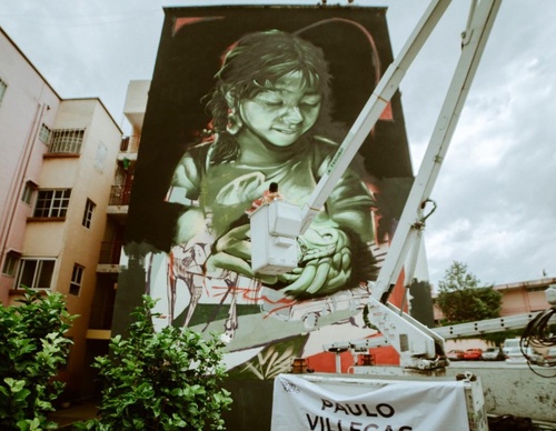 Galería de arte callejero de Paulo Villegas - México