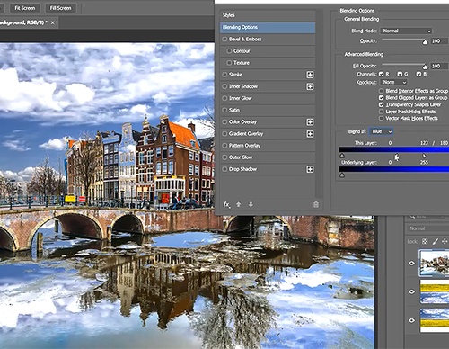 How To Replace The Sky In a Photo Including Reflections – Photoshop Tutorial