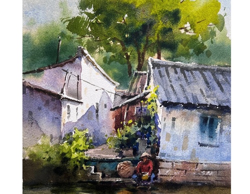Gallery Of WaterColor Painting By Sofia Wu Mei - China