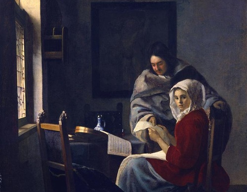 Gallery of painting by Johannes Vermeer - Netherlands