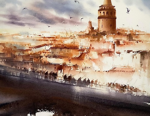 Gallery Of WaterColor Painting By Mohammad Ali Yazdchi - Iran