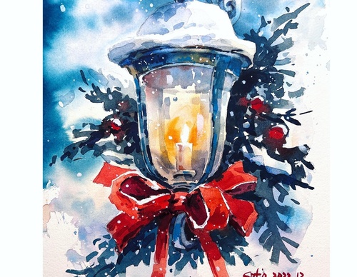 Gallery Of WaterColor Painting By Sofia Wu Mei - China