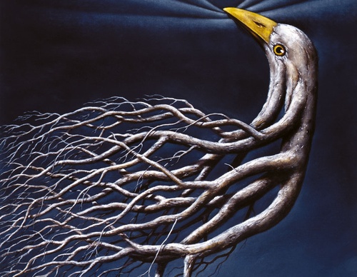 Gallery of humor painting by Rafal Olbinski - Poland