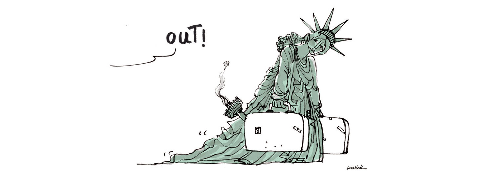 Gallery of Political Cartoons by Doaa El-Adl (Egypt)