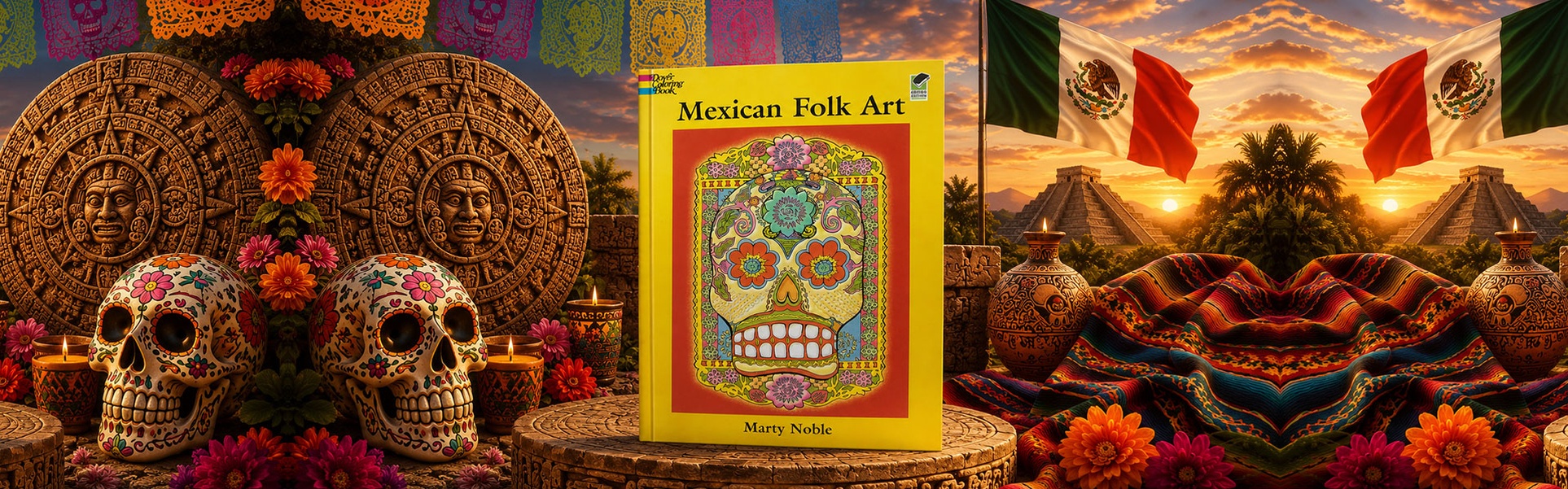 Mexican Folk Art | Coloring Book