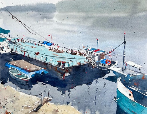 Galeria De Pintura Em Aquarela De Svetlin Sofroniev - Bulgária