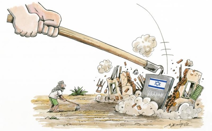 Farmers in the Middle East Israeli settlers taking over the West Bank.
