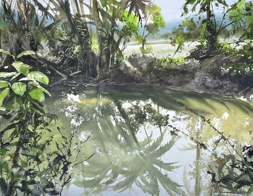 Galeria de Pintura em Aquarela de Carlos Garcia - Brasil